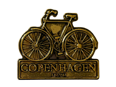 Pin, Bicycle Copenhagen Bronze