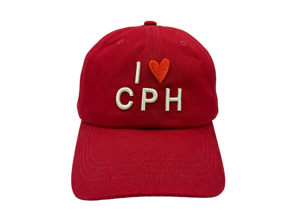 Kasket I Love CPH Rød