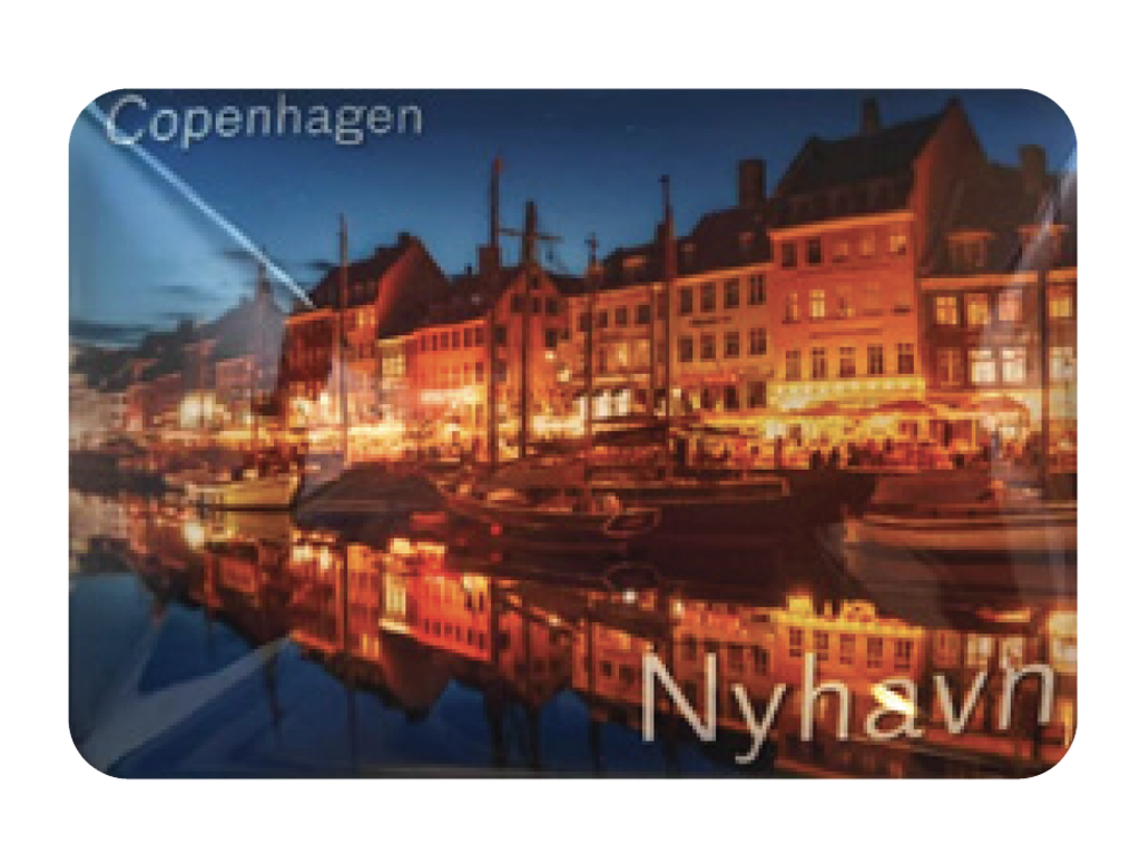 Glass Magnet, Nyhavn By Night