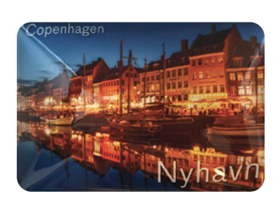 Glass Magnet, Nyhavn By Night