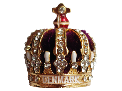 Brooch Royal Crown Velvet