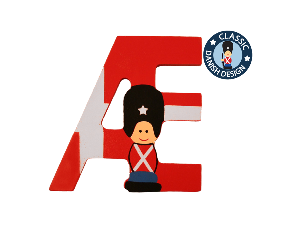 Wooden Letter Guardsman And Flag Æ