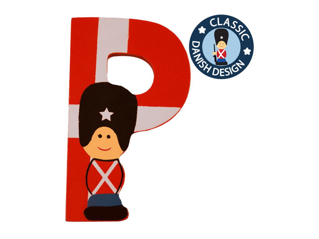 Wooden Letter Guardsman And Flag P