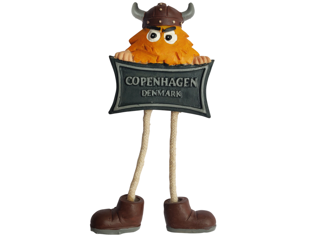 Magnet Angry Viking With Dangling Legs