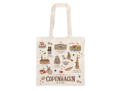 Tote bag, Small, Akvarel CPH