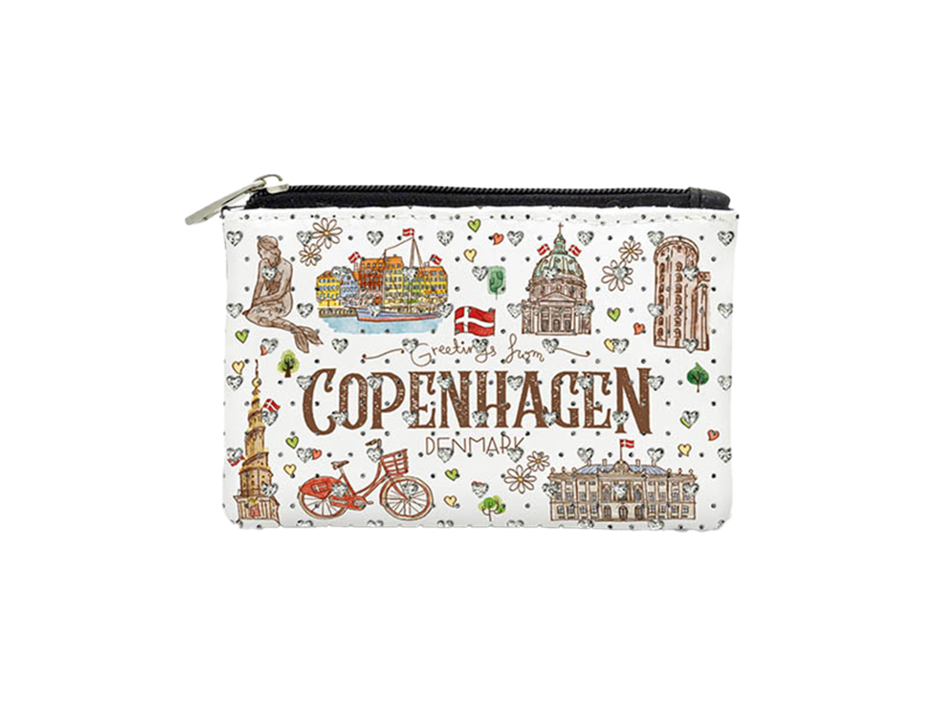 Wallet With Rhinestones Small, Akvarel CPH