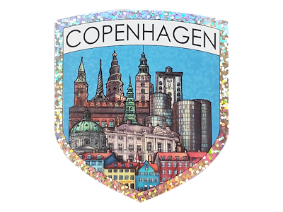 Sticker Copenhagen Towers
