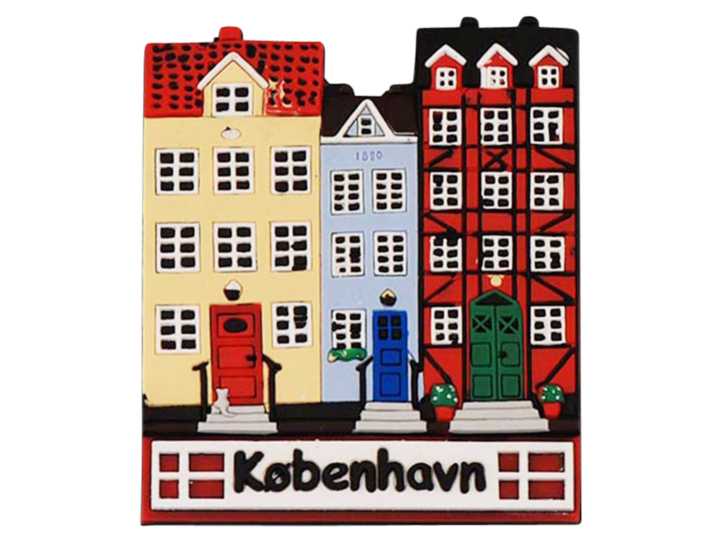 Magnet Nyhavn Houses Rubber