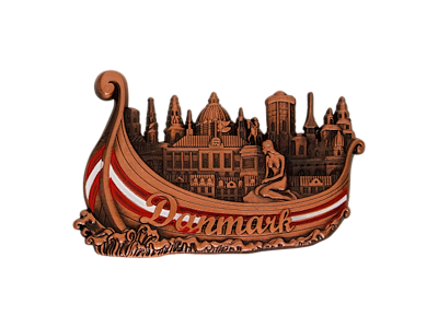 Magnet Viking Ship Bronze