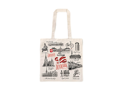 Tote Bag Large, Black & White