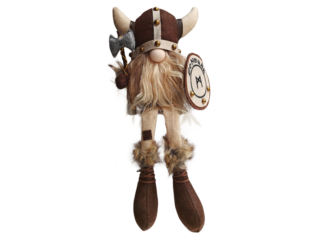 Viking Man With Dangling Legs