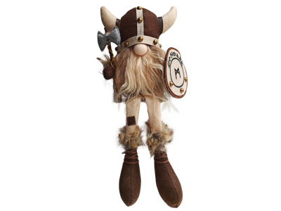 Viking Man With Dangling Legs