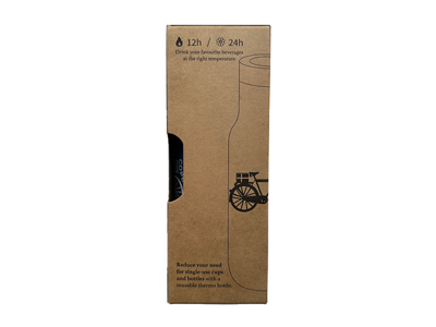 Thermo Bottle Bicycle Blue