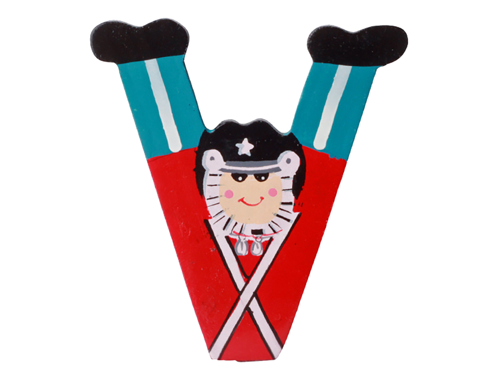 Wooden Letter Guard V