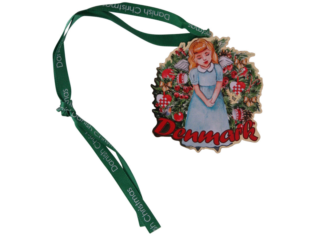Christmas Ornament Angel Girl Blue