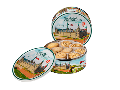 Cookies, Ass. Nyhavn Kronborg Amalienborg Rosenborg 454 Gram