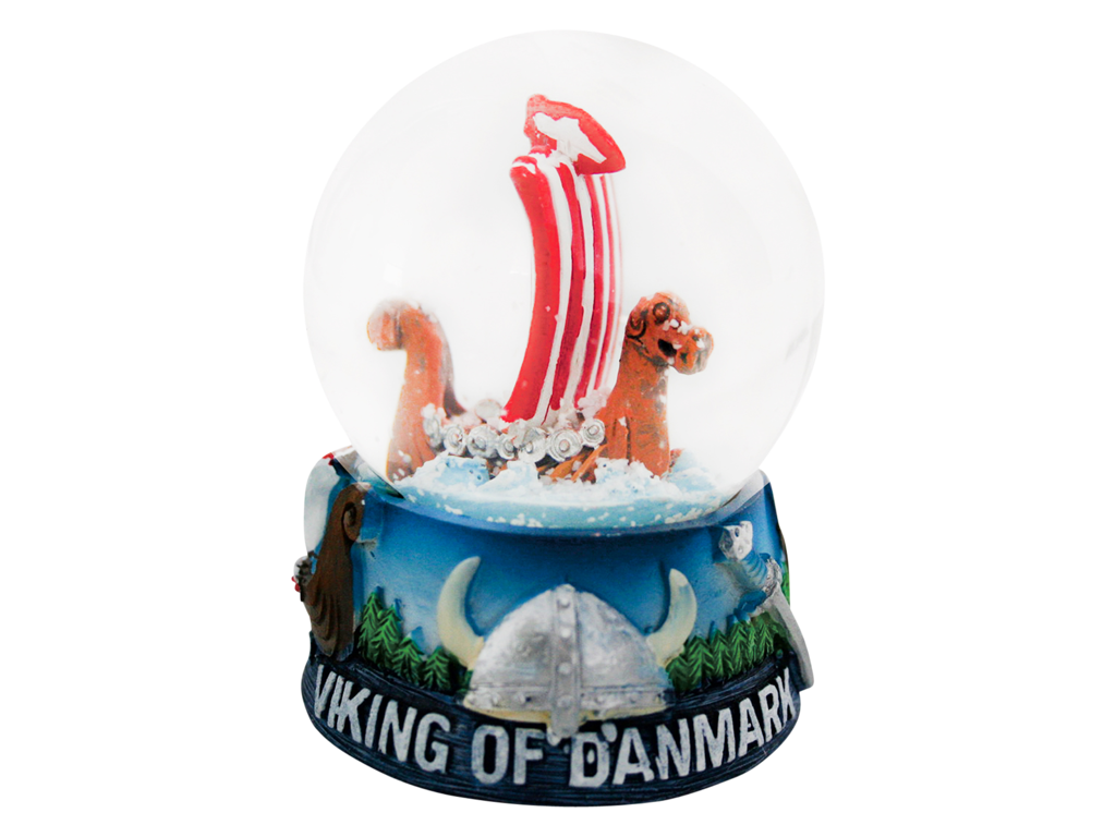 Magnet Snow Ball Viking Ship
