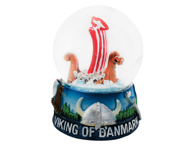 Magnet Snow Ball Viking Ship
