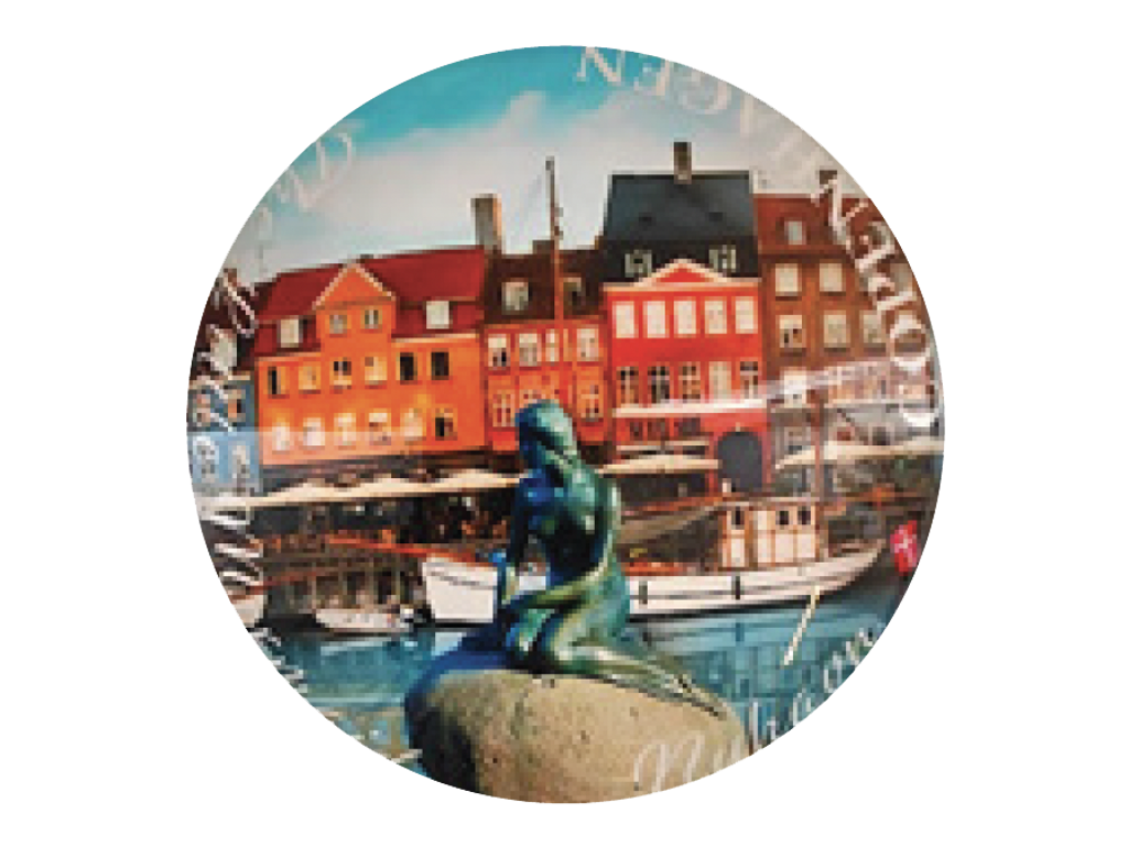 Glass Magnet, Nyhavn Mermaid
