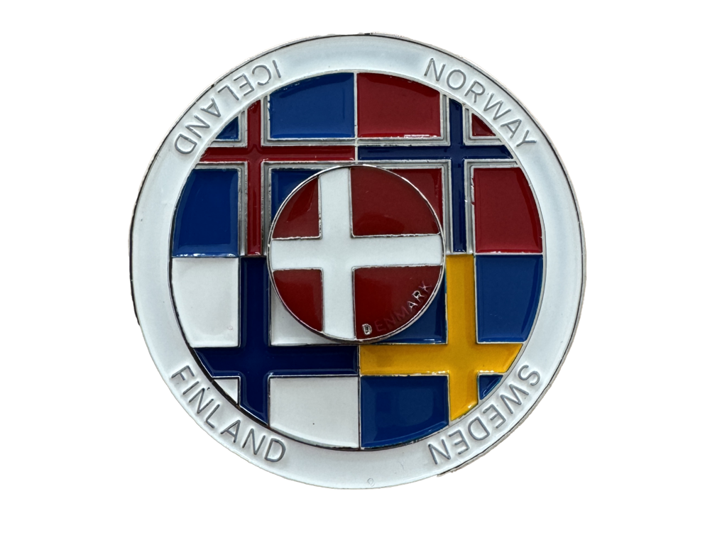 Magnet, Fidget Spinner Nordic Flags