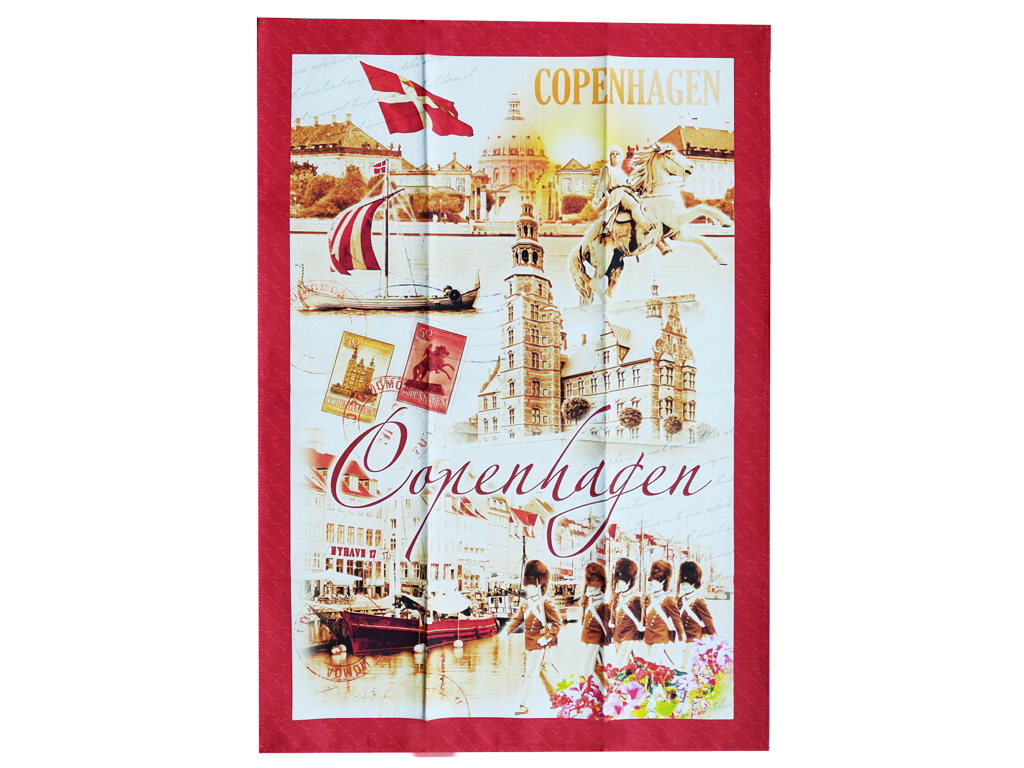 Tea Towel, Retro CPH