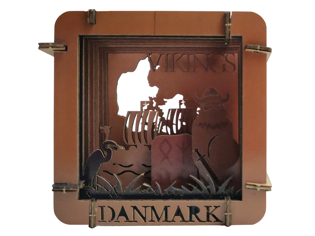 Wooden DIY Picture Vikings
