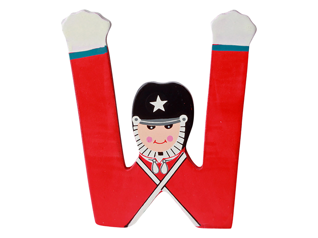 Wooden Letter Guard W