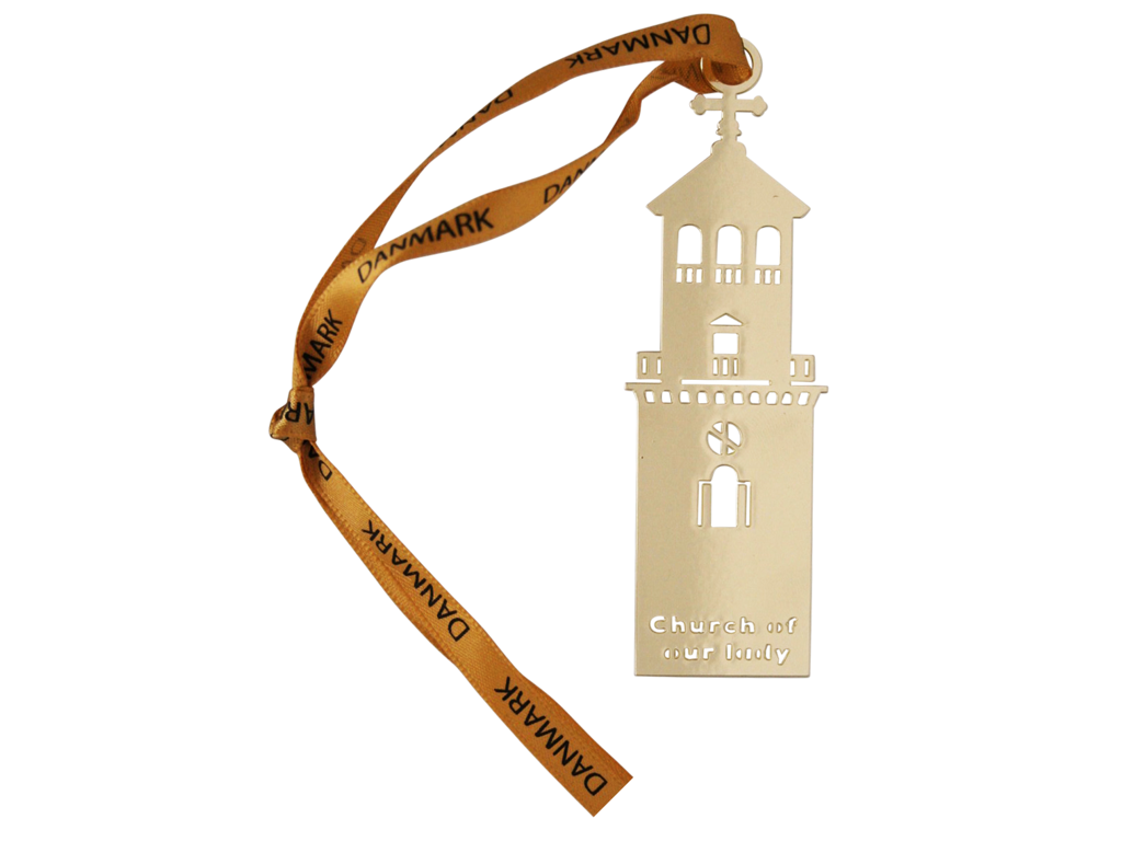 Bookmark Church Of Our Lady Gold Color Plated Metal