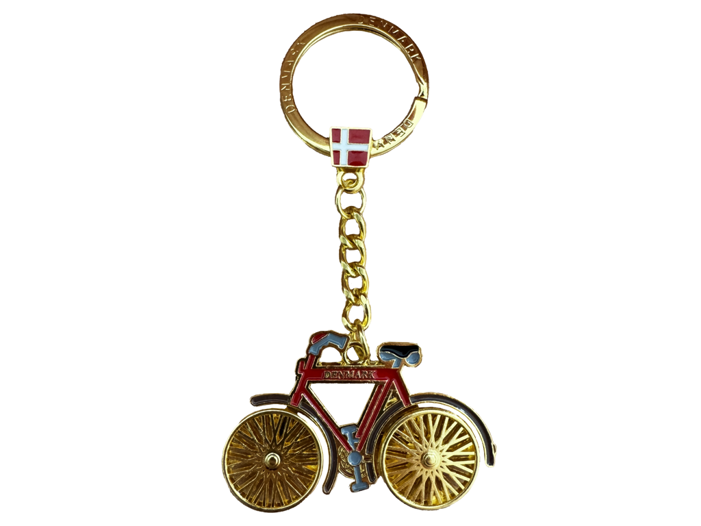 Keyring, Bicycle Red