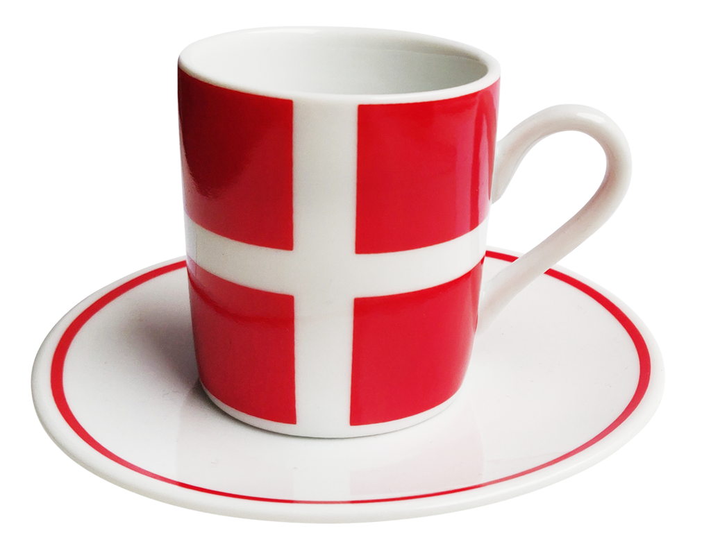 Espresso Set Dannebrog 