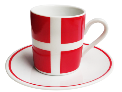 Espresso Set Dannebrog 