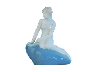 Figurine, The Little Mermaid Porcelain Large