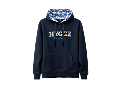 Hoodie, Hygge støvet blå