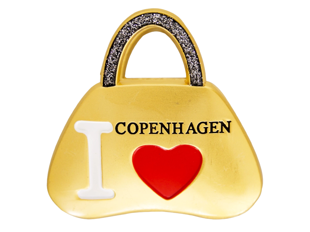 Clipmagnet I Love CPH Purse