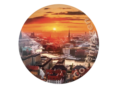 Glass Magnet, Copenhagen By Night