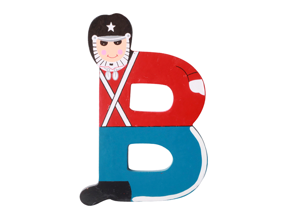 Wooden Letter Guard B