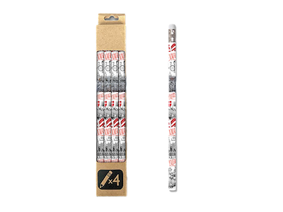 Pencils 4 pcs. Black & White