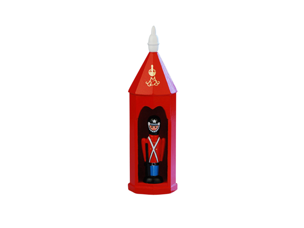 Figurine Guardsman And Sentry Box