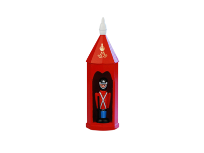 Figurine Guardsman And Sentry Box