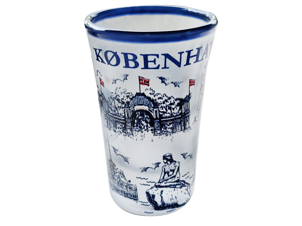  Shotglas Copenhagen Blue