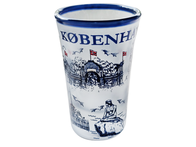  Shotglas Copenhagen Blue