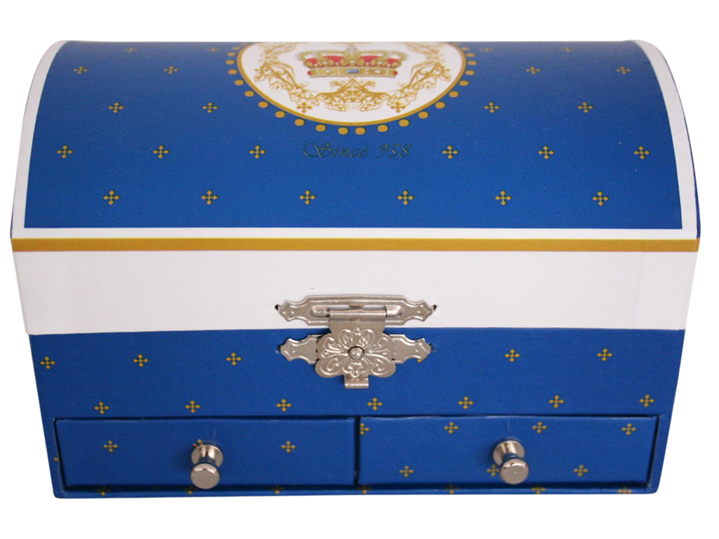 Jewelry Box Royal Danish Monarchy Blue