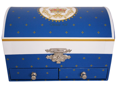 Jewelry Box Royal Danish Monarchy Blue