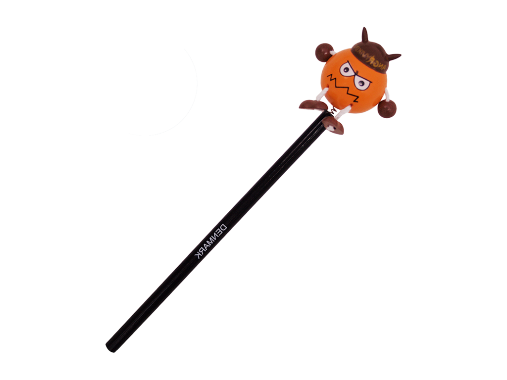 Pencil Made Of Wood Angry Viking