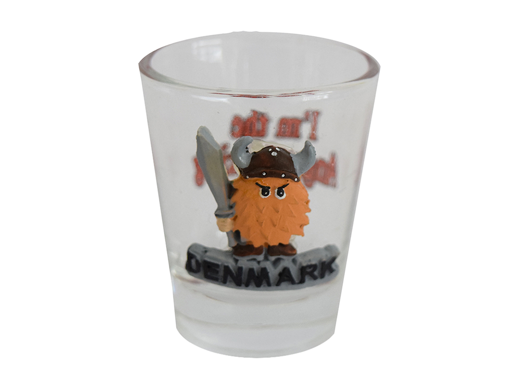 Shotglass Angry Viking 3D