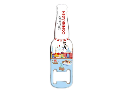 Magnet and Bottle Opener, Bottle, Wonderful CPH
