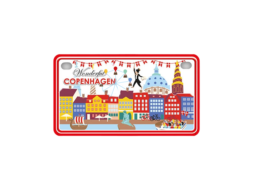 Magnet Metal Sign, Wonderful CPH
