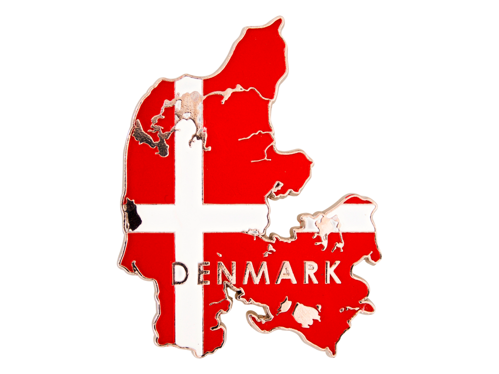 Magnet Denmark And Flag