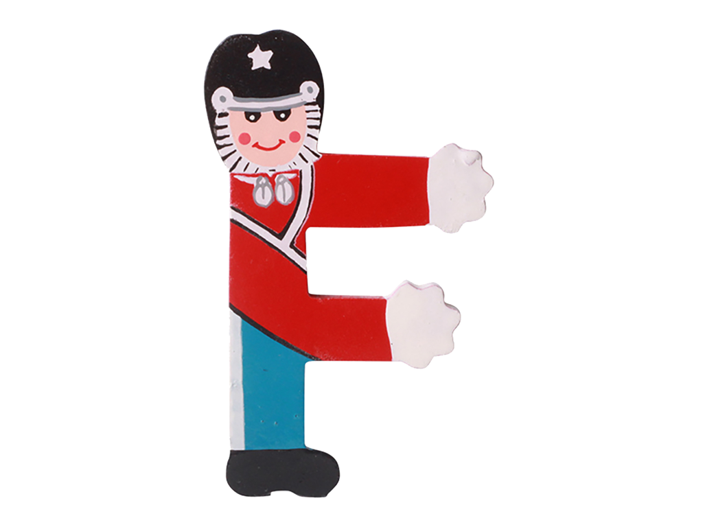 Wooden Letter Guard F