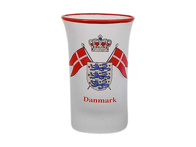 Shotglass Flag Frosted
